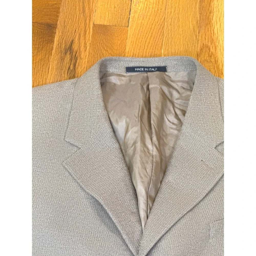Armani Collezioni Blazer Sport Coat Italy Saks Mens Luxury 42R